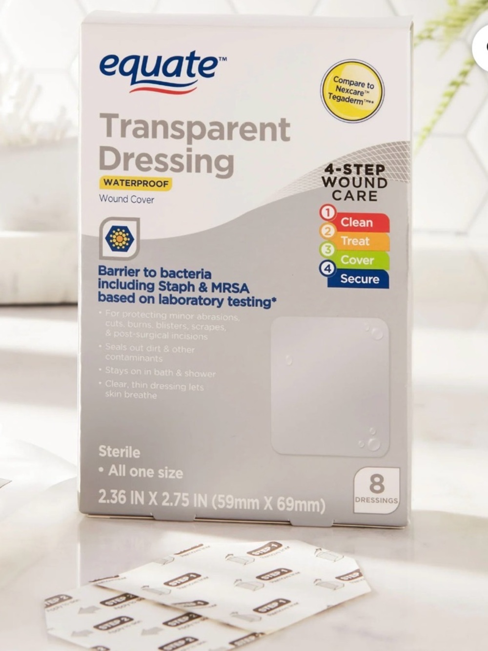 Equate Transparent Dressing, 7 Count